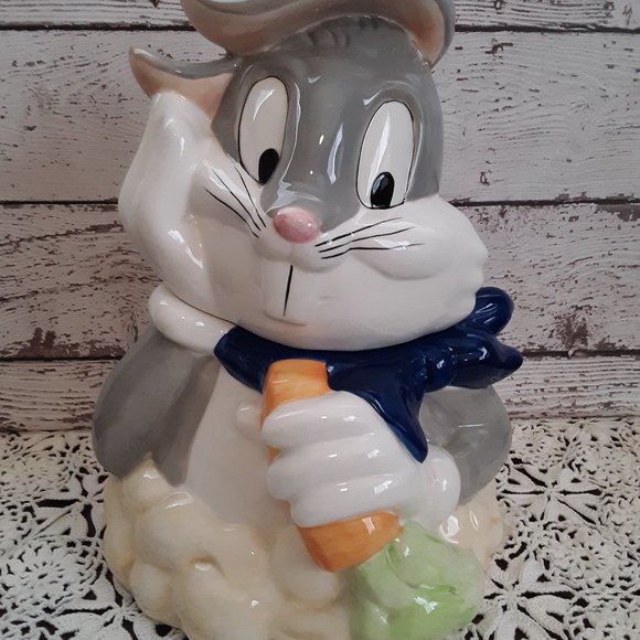Vintage 2002 Looney Tunes - Bugs Bunny Cookie Jar - Picture 1 of 8